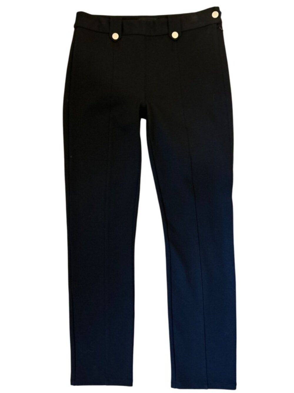 PAIGE Straight Leg Dress Pants Women's 28 Black Slim Fit Office Career Casual